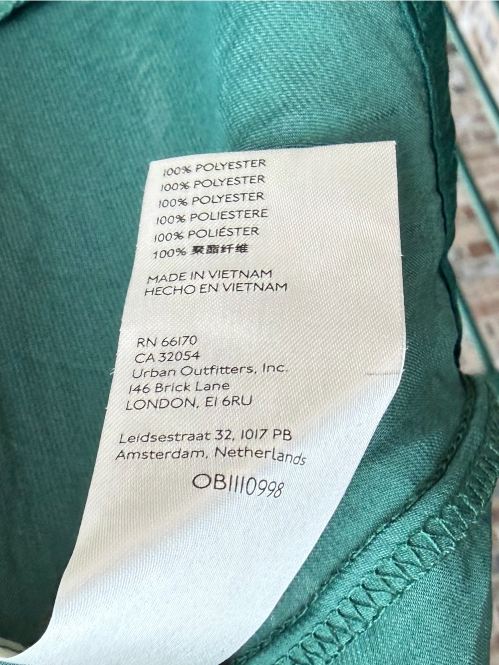 🆕🌲Free People Emerald Boho Mini Dress Tie Front Flowy Tunic Festival Resort XS - Picture 16 of 16